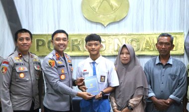 Polres Ngawi Apresiasi dan Dukung Pesilat Muda Berlaga di Kejuaraan Dunia