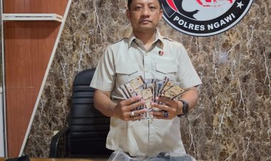 Polres Ngawi Ungkap Peredaran Obat Keras Ilegal, Tersangka dan Ratusan Okerbaya Diamankan